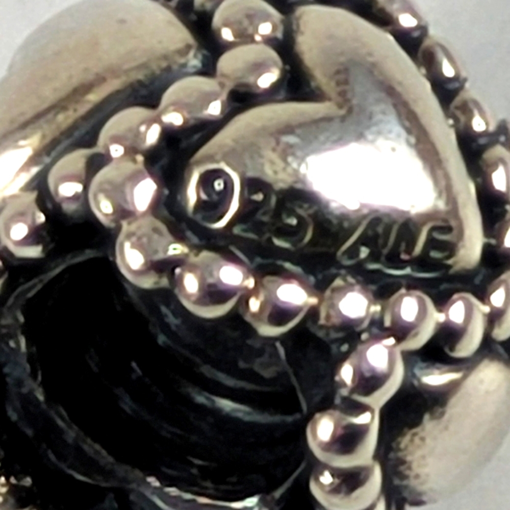 Pandora Silver Heart Charm ❤ - Picture 2 of 4
